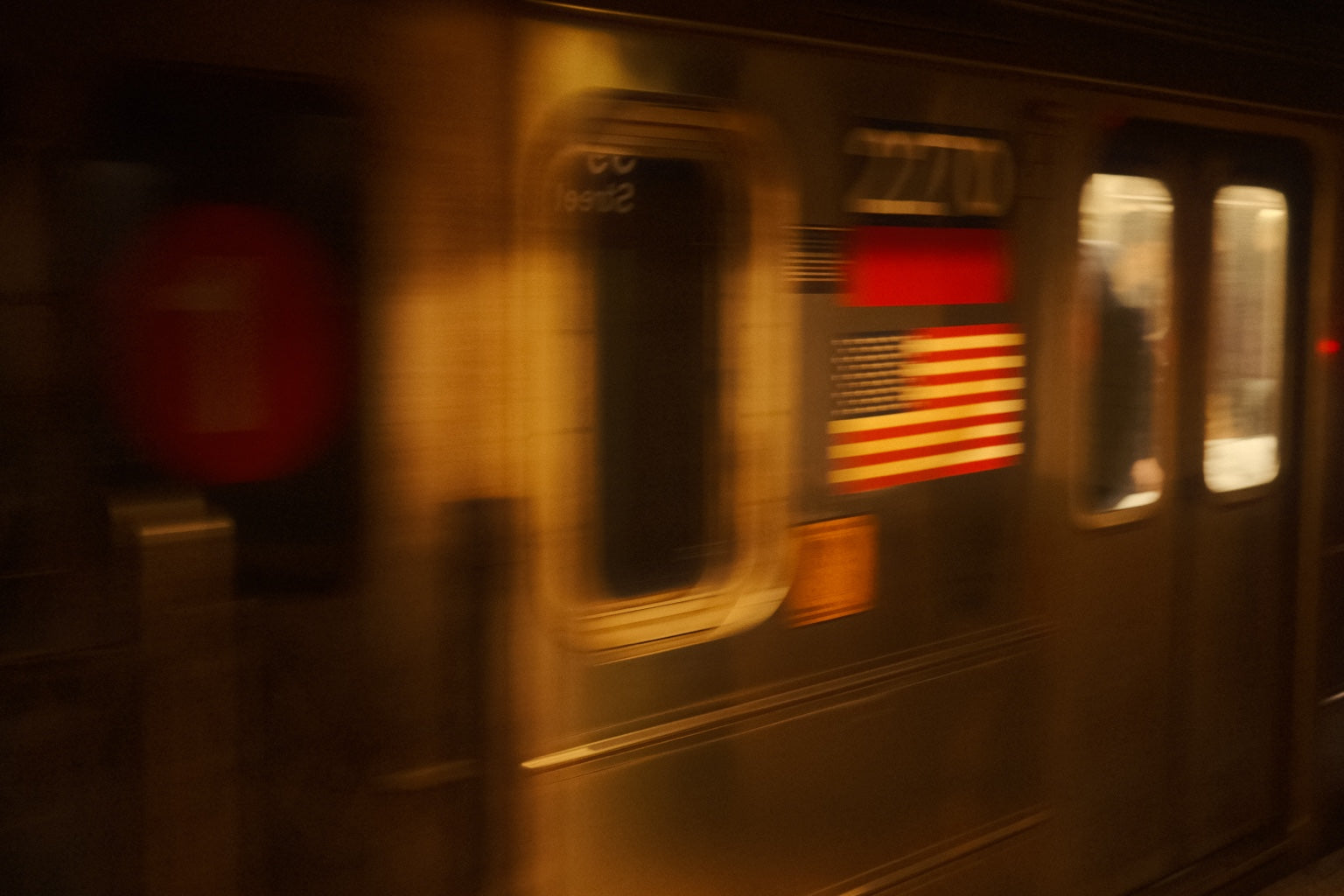 Late on the Subway